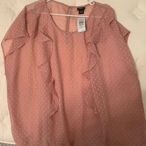 Torrid Pink Ruffle Shirt, Size 3